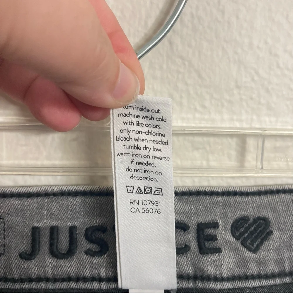 Justice Jeans - Gray - Size Girls 12
